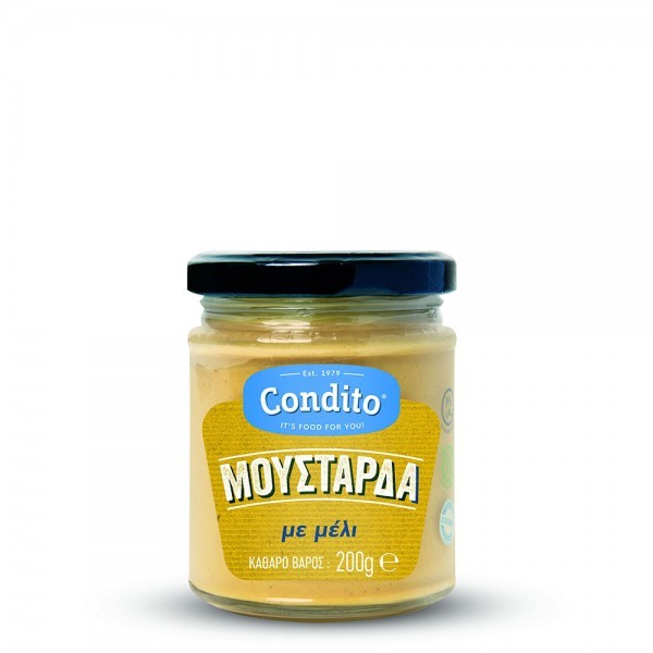 Горчица с мёдом Condito ст/бан 200 гр.
