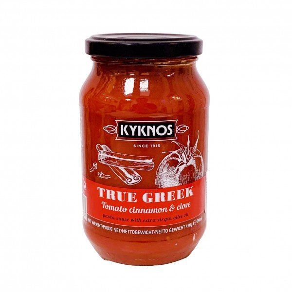 Соус томатный с гвоздикой и корицей Kyknos стек/бан 420 гр