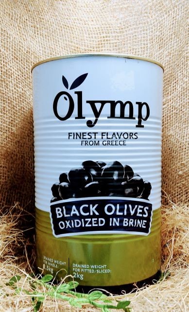 Маслины оксидированные  OLYMP жест/бан 2,5 кг